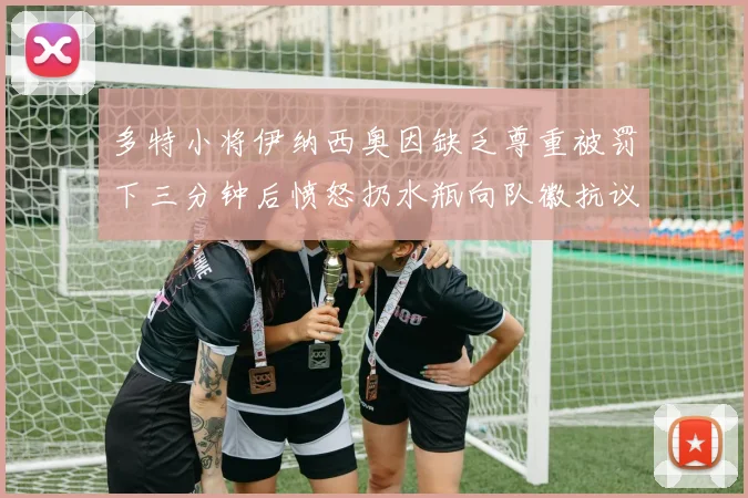 多特小将伊纳西奥因缺乏尊重被罚下三分钟后愤怒扔水瓶向队徽抗议